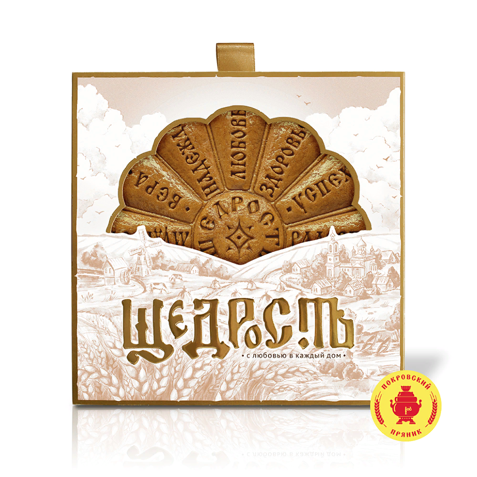  Пряник 700г "Щедрость" (в подарочной упаковке)  в Омске
