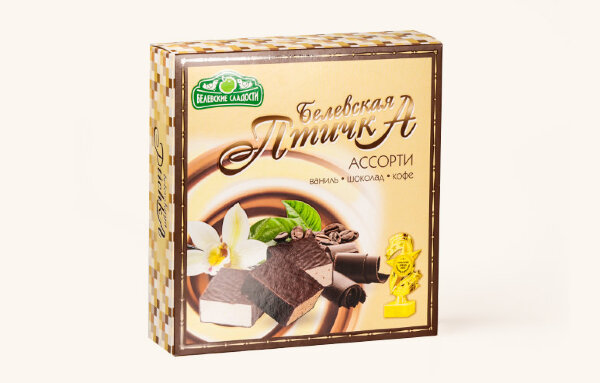 №2 Конфеты "Белевская птичка"  300г ассорти  в Омске