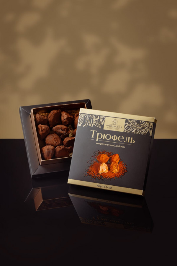 №1 Пушкинская фабрика Конфеты Трюфель, 140г в Омске