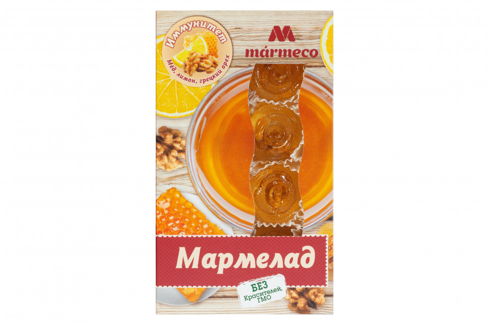  Мармелад "Иммунитет"  Мёд, лимон, грецкий орех, 180г  в Омске